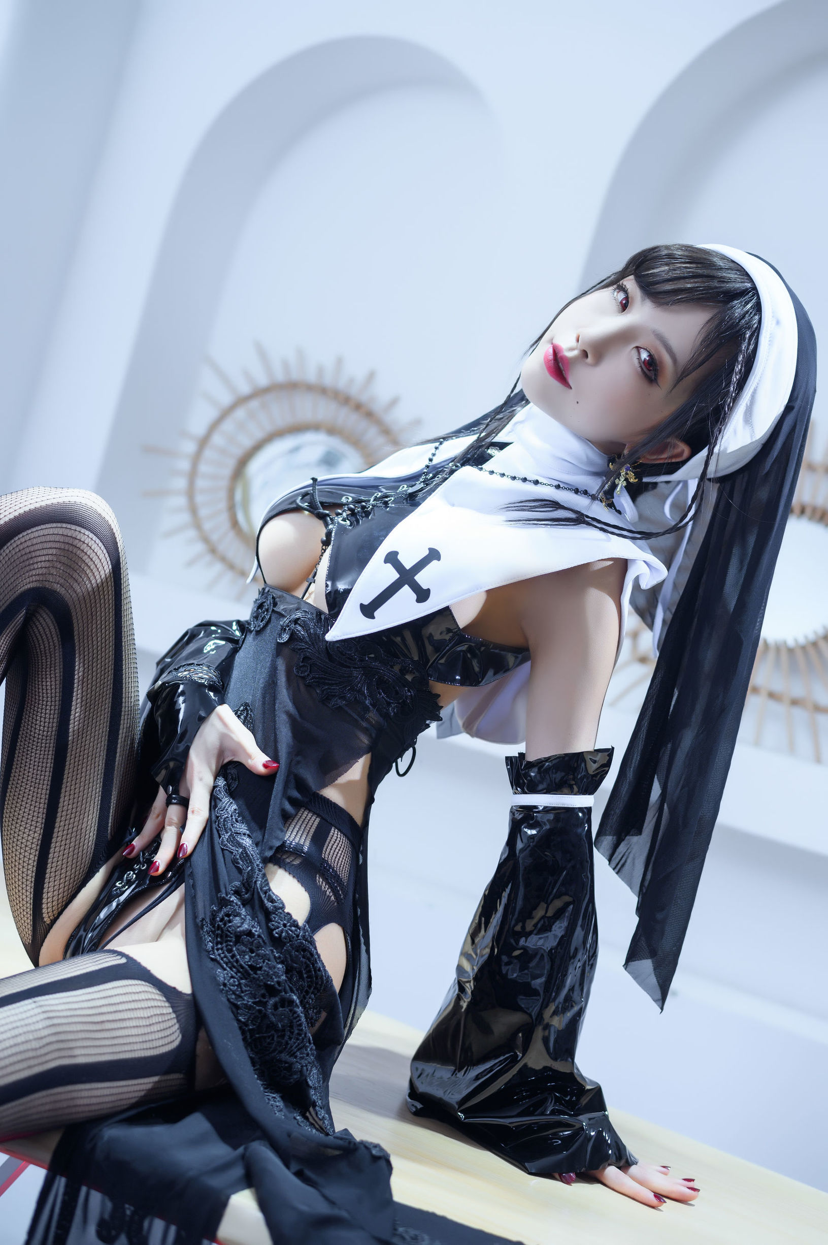 [Cosplay写真]动漫博主水淼aqua修女插图8